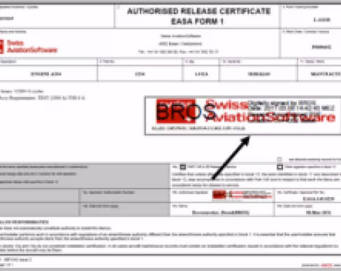AMOS e-signature approved by FAA